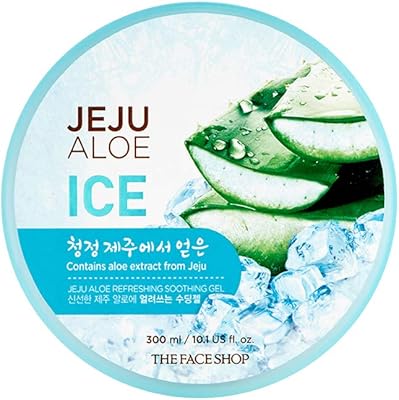 The Face Shop Jeju Gel soothing with aloe vera | Multi-purpose hydrating and soothing gel for the face, body and sunburn | Biological certified, 99 % aloe vera extract, for all skin types, 300 ml (1).. Discover the perfect shopping experience with DIAYTAR NIGERIA's vast selection and prompt delivery service.