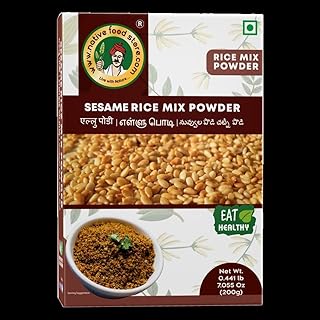 Sesame mixture/Ellu rice of native food store, 100 % natural and healthy, entirely vegan, vegetable proteins, easy to prepare, easy to digest | 200 GM.. Experience the convenience of online shopping with DIAYTAR NIGERIA's reliable 5-8 day delivery service.