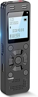 32 GB digital vocal recorder for conferences and meetings - Vocal recording with EVDA voice control 2324 hours with switching on and password.. Save time and money with DIAYTAR Nigeria’s online store.