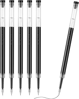 Pen recharges black feathered 6 -piece, 0.5 mm, thin point pen recharges, feather pen for daily work and writing, school office supplies.. With DIAYTAR Nigeria, you can browse through thousands of items at the best prices. Place your order today and receive it in less than a week.