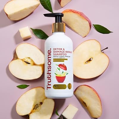 True shampoo detoxifying and repairing damage to apple cider vinegar and green tea, without silicones, sulfates, parabens or phthalates, 300 ml.. Experience shopping without limits at DIAYTAR NIGERIA, where affordability meets convenience in just days.