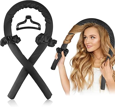 Current headband without heat, Bigoudis without heat, Bigoudis in flexible rubber, curling strip and rods for natural hair, looping kit for natural waves (black).. Affordable shopping made easy on DIAYTAR Nigeria, with fast delivery from 5 to 8 days.