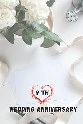 9 th wedding anniversary: ​​gift newspaper for your wife, Valentine's Day gifts for your husband - 9 year old wedding birthday book (Wedding birthday gifts).. Enjoy stress-free shopping with affordable prices on DIAYTAR Nigeria.