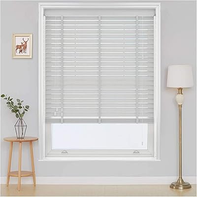 Venetian blinds for wooden imitation windows with white strip size.. Experience shopping satisfaction with DIAYTAR NIGERIA's vast selection and nationwide delivery service.