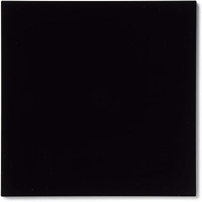 Rock hard plastics - black acrylic leaf 12 "x 12" (real size 11 "x 11" - 0.118 "(1/8")))).. Discover why thousands choose DIAYTAR NIGERIA for affordable products delivered in less than a week.
