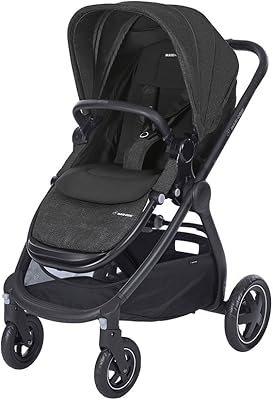Comfortable and light stroller with huge Basket of Maxi Cosi, 0 months - 3.5 years, 0-15 kg, Nomad Black.. DIAYTAR NIGERIA: Your trusted marketplace that combines variety, affordability and reliable shipping.