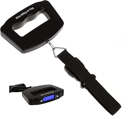 A digital balance to measure the weight of luggage and bags with a large handle, a load capacity of 50 kg and a WH-09 ribbon.. Shop for everything you need at DIAYTAR NIGERIA, with budget-friendly prices and quick delivery.