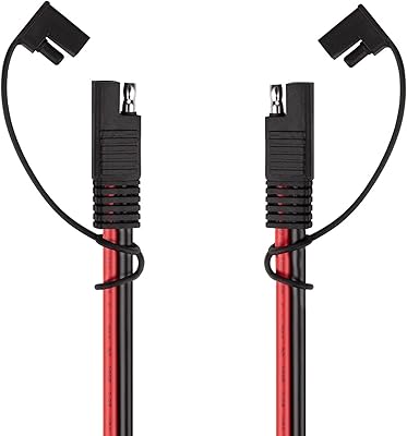 10AWG SAE extension cable to quick disconnection connector for motorcycle battery solar panel.. Experience the convenience of boundless shopping with DIAYTAR NIGERIA's vast selection and quick delivery.