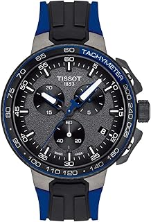 T-Race T-Race T-race for men, 316L stainless steel case with black PVD coating, Swiss quartz watch with silicone, blue, 18 (T111417374106), blue and black watch, quartz, blue and black watch, quartz watch.. Shop the future with DIAYTAR NIGERIA - thousands of products, unbeatable prices, delivery within a week.