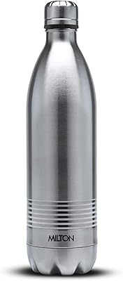 Milton steel isothermal water bottle, to keep your drinks hot and cold for 24 hours, 700 ml capacity, silver, DLX 750 duo.. DIAYTAR NIGERIA: Connecting Nigerians with their needs through our affordable and diverse marketplace.