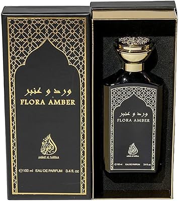 Unisex Flora Amber perfume by Desert Abak, Safran, Jasmine, Amber wood, Cedar notes - Luxurious long -term perfume for men and women, 100 ml.. DIAYTAR NIGERIA brings the nation's largest product catalog to your doorstep at prices you'll appreciate.