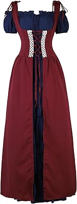 Renaissance dress zaytounimi woman, medieval dress, peasant costume, renaissance female costume.. DIAYTAR NIGERIA: Where affordable online shopping meets reliable delivery across Nigeria.