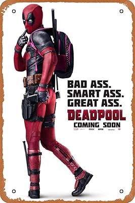 Kiihool Deadpool 3 film poster, vintage metal sign, 12 x 8 inch, film poster.. DIAYTAR NIGERIA: Where affordability meets reliability with thousands of products delivered promptly.