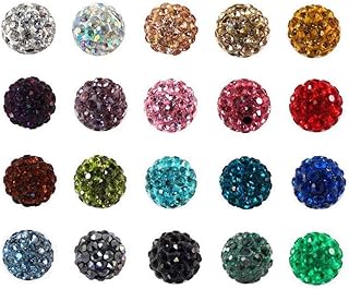 100 pieces of 10 mm shambhala pearls, disco ball paved with random colors, round polymer clay charms, crystal pearls for the manufacture of shambhala jewelry.. With DIAYTAR Nigeria, you can browse through thousands of items at the best prices. Place your order today and receive it in less than a week.
