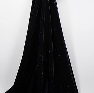 Velvet fabric elastane 60 "wide for fashion, clothes, crafts and seam 2 meters (black 2 meters).. Discover shopping simplified with DIAYTAR NIGERIA's comprehensive platform and reliable 5-8 day shipping.