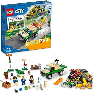 Lego City 60353 Setting Mission of wild animals (246 pieces).. Get top brands at bottom prices, only on DIAYTAR Nigeria.