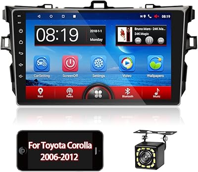 Android double DIN car radio for Toyota Corolla 2006-2012 touch screen 9.. DIAYTAR NIGERIA: Where value meets variety with reliable nationwide delivery in under 8 days.