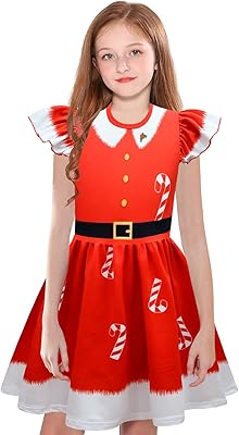 Novido Christmas dress for baby girls, relaxed birthday dresses for children's Christmas party.. Browse, shop, and receive — DIAYTAR Nigeria keeps it simple.