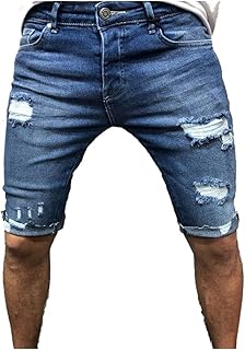 Jean GR Men's jeans shorts, summer shorts in ultra thin stretch denim (size: XL).. DIAYTAR NIGERIA makes quality accessible to all with our affordable prices and quick delivery service.