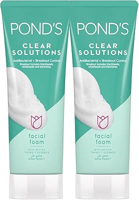 Active Facial Mousse Thymo T of Pond's Clear Solutions, Antibacterial + Acne control, 100 g, Package of 2.. No delays, no drama — just fast, affordable shopping with DIAYTAR Nigeria.