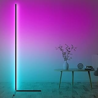 AMINAC RGB Corner Floor Lamps Modern lamps with changing colors 140.. DIAYTAR NIGERIA makes quality accessible with our diverse product range and dependable delivery service.