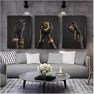 CJERJCCC Painting On Canvas Printed Hand of Black Women Disters Gold Jewelry.. Nigeria's fastest-growing e-commerce site offers unbeatable prices and delivery within 8 days.