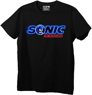 Dy Sonic the Hedgehog Cotton T-shirt for children | Online game | film character.. DIAYTAR NIGERIA: Empowering Nigerians with access to affordable products delivered within 8 days.