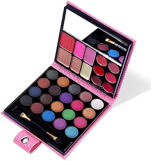 All-in-one makeup kit-20 eyeshadows, 6 lip bright outs, 3 eyeshadows, 2 powders, 1 corrector, 1 mirror, 1 brush, makeup gift box for adolescent girls, beginners and pros.. DIAYTAR NIGERIA bridges the gap between desire and affordability with nationwide delivery in under 8 days.