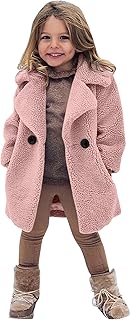 Gitchen Warm Winter Coat for baby girls, long sleeves, Sherpa buttoned reverse, False Fallen coat.. Join thousands of satisfied shoppers on DIAYTAR Nigeria.
