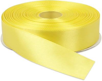Tobinka provides a double -sided satin ribbon roll of 50 meters, 1 inch - yellow.. Your complete e-commerce destination, DIAYTAR NIGERIA combines variety with budget-friendly nationwide shipping.