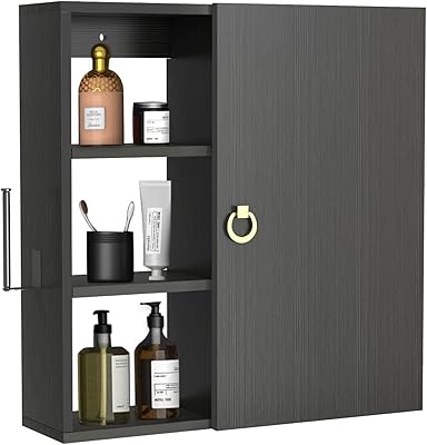 Wall bathroom cabinet storage wall cabinets for a door and shelf.. More than a store — DIAYTAR Nigeria is your shopping partner.