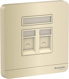 Schneider Electric Avataron on golden wall plate E8332RJS_WG - 2 keyboards with shutter without taking Keystone RJ -45.. Whether you're in Lagos, Abuja, or anywhere in between, DIAYTAR Nigeria ensures your online shopping experience is smooth, affordable, and fast.