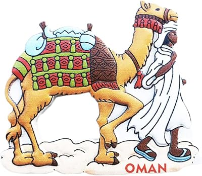 Oman camel 3D refrigerator magnet, souvenir gift, hand -made decoration for home and kitchen, collection of Oman refrigerator magnets.. Your one-click solution to affordable shopping, DIAYTAR NIGERIA delivers quality products nationwide.
