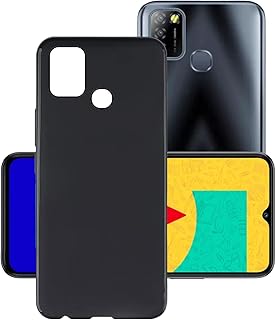 Soft matt silicone rear protective shell for Infinix Hot 10 - Black.. From household needs to gadgets, DIAYTAR Nigeria has it all.