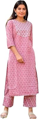 Josriki Kurta Anarkali in cotton for women with ethnic palazzo (lot of 1).. Your favorite online marketplace — DIAYTAR Nigeria delivers quick and cheap.