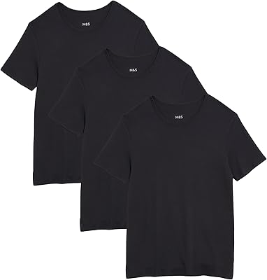 Lot of 3 slim round-neck underwear in pure cotton for men (lot of 3).. DIAYTAR NIGERIA: Where every purchase is affordable and delivery is always within a week.