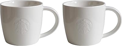 Set of large cups of white collection Star Bucks Hair Series - 2 L/12 OZ/355 ml.. DIAYTAR NIGERIA: Where every purchase is affordable and delivery is always within a week.