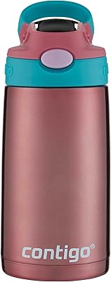 Bottle of water for children Contigo Aubrey in stainless steel with anti-arrival lid, bottle of water for disposable children of 13 oz, keep cold drinks until 2 p.m., punch.. Experience the future of shopping with DIAYTAR NIGERIA's extensive selection delivered in just 5-8 days.