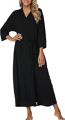 Long dress for women, wallet dress in modal, full length kimono dress with pockets.. DIAYTAR NIGERIA: Your affordable shopping destination with thousands of products delivered in days.
