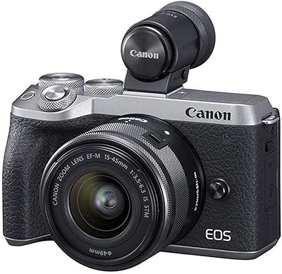 Camera without canon mirror eos M6 Mark II (silver) + EF-M 15-45mm f/3.5-6.3 is STM + EVF, 3612c011.. Your ideal shopping companion, DIAYTAR NIGERIA offers unmatched variety with delivery within a week.