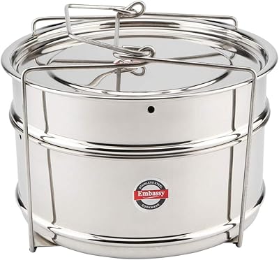 MBASI SS pressure separators - P5 adapted for 5 L hard -making lid (2 bowls with lever, stainless steel).. DIAYTAR NIGERIA: Making quality accessible to all Nigerians with affordable prices and quick delivery.