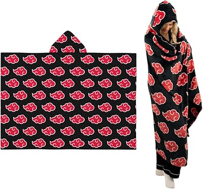 Franco Naruto Anime Akatsuki Cloud Bedding with super sweet and comfortable hooded.. DIAYTAR Nigeria — the online store where variety meets value.