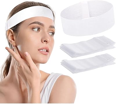 Disposable facial bands for women elastic banner individually wrapped for makeup and care.. Your everyday shopping companion, DIAYTAR NIGERIA offers unbeatable value with nationwide delivery.