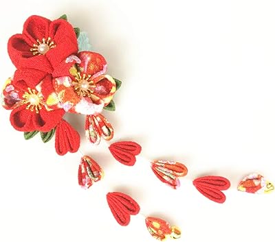 Japanese hair pin tsumami kanzashi, hair decoration suitable for hanfu kimono accessories.. Find quality and variety without breaking the bank — only on DIAYTAR Nigeria.