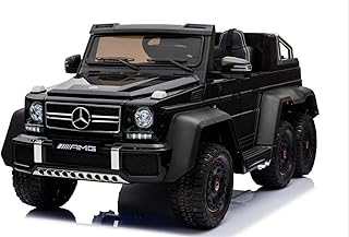 Mercedes-Benz AMG G-63 6x6 under Dorsa license with remote control 2.4 GHz, 4 12 V engines, opening doors, suspension, MP3, USB and Bluetooth-Black player-Black.. Looking for a deal? DIAYTAR Nigeria has thousands waiting for you.