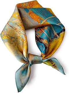 21 "X 21" 100% Mulberry silk scarf, Small square scarf for woman, silk bandana, Square Silk scarf for woman, scarf with handle of bags, 1.. DIAYTAR NIGERIA combines affordability, variety, and convenience with nationwide delivery services.