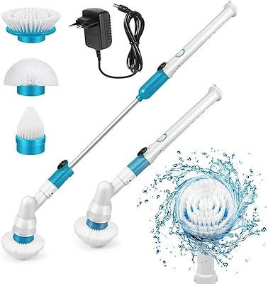 Castowave rotating electric cleaning brush with adjustable extension handle, wireless cleaning brush with 3 rotating brush heads, rechargeable versatile cleaning brush for sink and bathroom floor.. Shop with purpose at DIAYTAR NIGERIA and receive your purchases at unbeatable prices within the week.