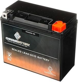 Maintenance-free chrome replacement battery YTX20HL-BS for mountain biking, motorcycle, motorcycle, snowmobiles, UTV: 12 V, 1.8 A, 18.9 A,.. Shop the future with DIAYTAR NIGERIA - thousands of products, unbeatable prices, delivery within a week.
