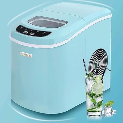 ZSQHD countertop ice cream machine, 15 kg of ice by 24 hours, 9 ice cubes ready in 7 to 15 minutes, 2.2 l water tank and ice shovel, ice machine for domestic use (color: b).. DIAYTAR NIGERIA: Where every click leads to affordable purchases delivered promptly to your door.