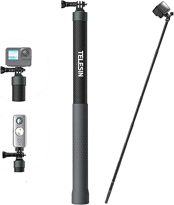 Ultra long, 3m carbon fiber-fiber selfie stick for action camera, invisible stick for insta360 One RS, One X3-300cm.. Discover a new way to shop with DIAYTAR NIGERIA's comprehensive marketplace and quick delivery options.